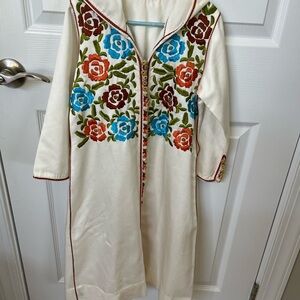 Moroccan Princess Embroidered Girls Jellaba